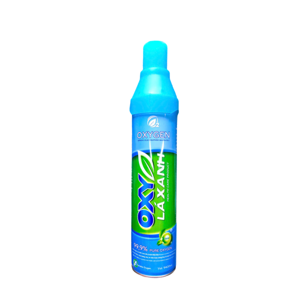 Bình Oxy cầm tay mini Lá Xanh